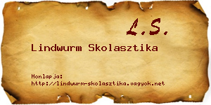 Lindwurm Skolasztika névjegykártya